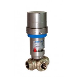 Válvula de 3 vías con bola perforada en T de latón ART.F3T D.A. 2"-50