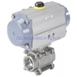 Válvula de Bola con Actuador Neumático Tipo 8805 3" EXTREMOS ROSCADOS G3"