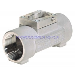 Cuerpo INOX 316L G1 1/2" Paletas Inline Tipo S030-GM88-VAFF-P5-0-00-0-000/00-0