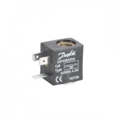Bobina para solenoide Tipo AB012D IP00 Pala DIN, actuador 9mm 12VCC AB 5W