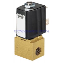 Válvula Émbolo de Acción Directa 3/2 Vías Tipo 6012 3/2V NC 24V DC