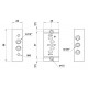 BASE INDIVIDUAL SIMPLE VDMA 18MM.