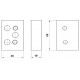 TAPON INTERMEDIO PARA BASES MODULARES VDMA 18