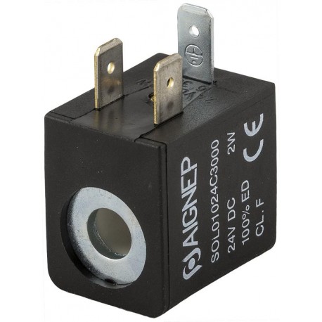 Bobina 5VA 24VAC 50/60Hz Ø9mm