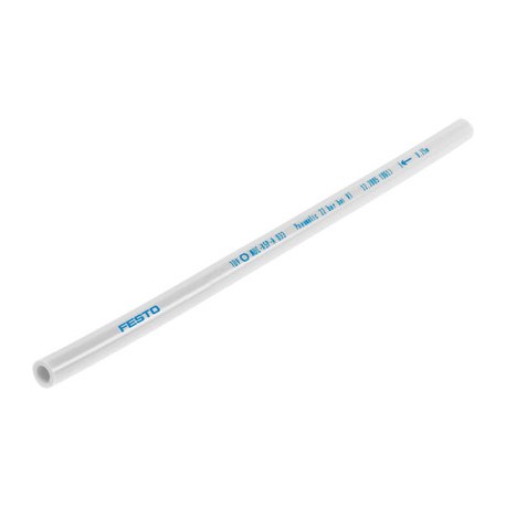Tubo flexible de Plástico con calibración exterior color Plateado Tipo PAN-6X1-SI