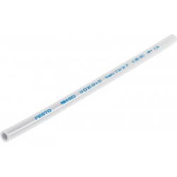 Tubo flexible de Plástico con calibración exterior, alta presión hasta 20 Bar color Plateado Tipo PA
