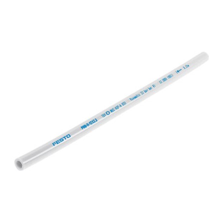 Tubo flexible de Plástico con calibración exterior, alta presión hasta 20 Bar color Plateado Tipo PA