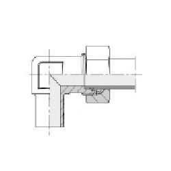 Racord Codo orientable Tipo L Tubo 15