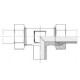 Racord en "T" Orientable Tipo L Tubo 18