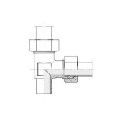 Racord en "L" Orientable Tipo S Tubo 16