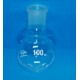 MATRAZ esferico fondo redondo cuello CORTO vidrio borosilicato H-14/23 100ml