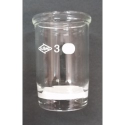 CRISOL con placa porosa Ø40x65mm Porosidad 4 Capacidad 50ml