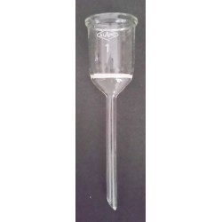 EMBUDO cilindrico diametro de Placa Ø90mm Porosidad 1 Capacidad 450ml