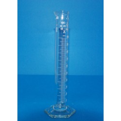 PROBETA en vidrio borosilicato Clase A Graduacion 1/2 Capacidad 15ml