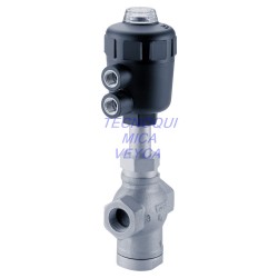 Válvula de 3/2 vias accionada neumaticamente Tipo 2002 A-25 PTFE G1" Pmed 11bar