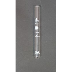 TUBO mezclador para velocidad 10x100mm Graduacion a 0,4 y 2ml 100ud