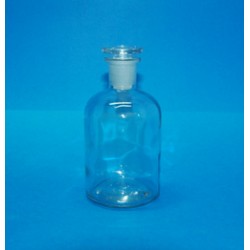FRASCO boca estrecha 29/32 con tapon de vidrio SIMAX Blanco 2000ml