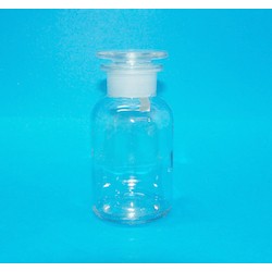 FRASCO boca ancha 60/31 con tapon de vidrio SIMAX Blanco 1000ml