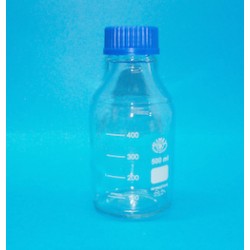 FRASCO rosca ISO-GL-45 SIMAX con TAPA y anillo azul para autoclave Capacidad 1000ml