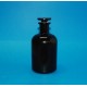 FRASCO boca estrecha 14/23 con tapon de vidrio SIMAX Ambar 100ml
