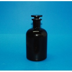 FRASCO boca estrecha 14/23 con tapon de vidrio SIMAX Ambar 100ml