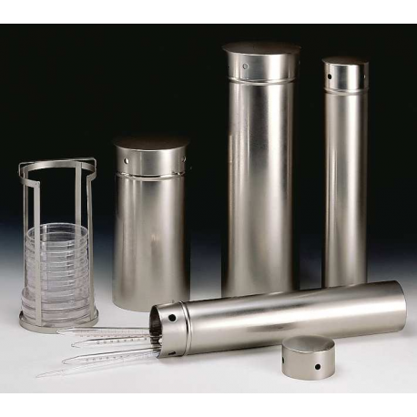Contenedor esterilizador para pipetas 130x400mm