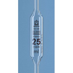 PIPETA UN aforo SILBERBRAND ETERNA Clase B DIN EN ISO 648 1 ml