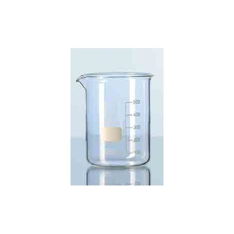 Vaso de precipitados de vidrio Forma Baja graduado con pico DURAN 400ml