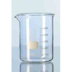 Vaso de precipitados de vidrio Forma Baja graduado con pico DURAN 600ml