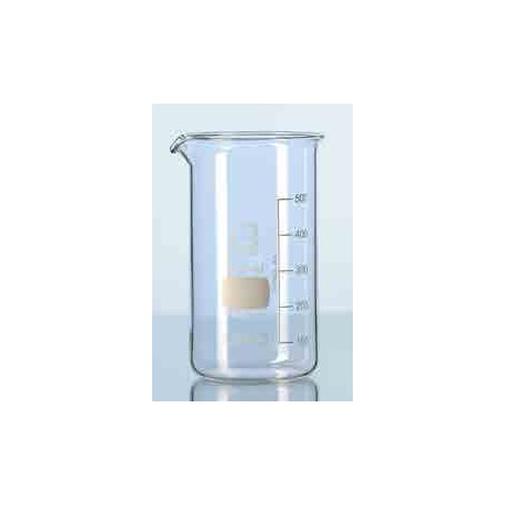 Vaso de precipitados de vidrio Forma Alta graduado con pico DURAN 400ml