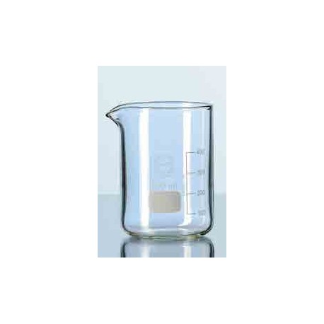 Vaso de precipitados de vidrio Pared Gruesa graduado con pico DURAN 500ml