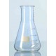 Matraz Erlenmeyer DURAN cuello ANCHO no esmerilado 300ml