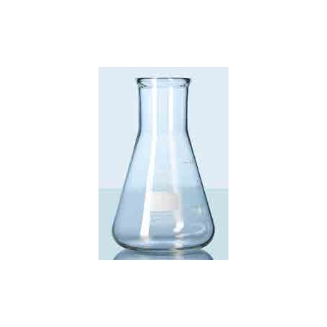 Matraz Erlenmeyer DURAN SUPER DUTY cuello ANCHO borde reforzado 250ml
