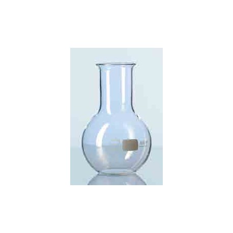 Matraz esférico fondo REDONDO DURAN cuello ancho con reborde 500ml