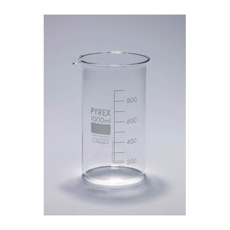 Vaso de precipitados con pico Forma Alta PYREX Ø48mm Altura 80mm Capacidad 100ml