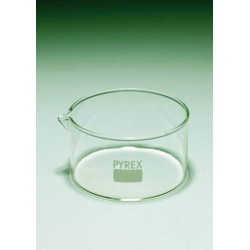 Cristalizador placa de cristalización con pico boquilla PYREX 30ml Ø52mm