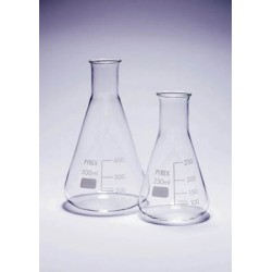 Matraz Erlenmeyer cuello ESTRECHO no esmerilado 25ml