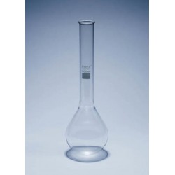 Matraz Kjeldahl con cuello plano de vidrio de borosilicato Pyrex 300ml
