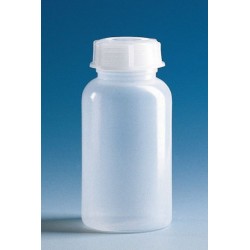 FRASCO botella cuello ANCHO GL 50 con tapon a rosca 100ml
