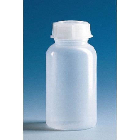 FRASCO botella cuello ANCHO GL 50 con tapon a rosca 100ml