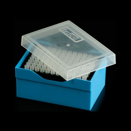 Punta universal natural tipo Gilson cristal, graduada 0,1-10ul