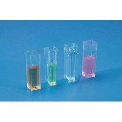 Cubeta semimicro para espectofotometría 1,5ml