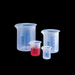 Vaso de precipitados graduado de Polipropileno Graduado en azul PP 25ml