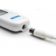 Electrodo pH/Temp punta cónica, cuerpo PVDF, productos semisólidos, 1m, para pHmetro HI99161