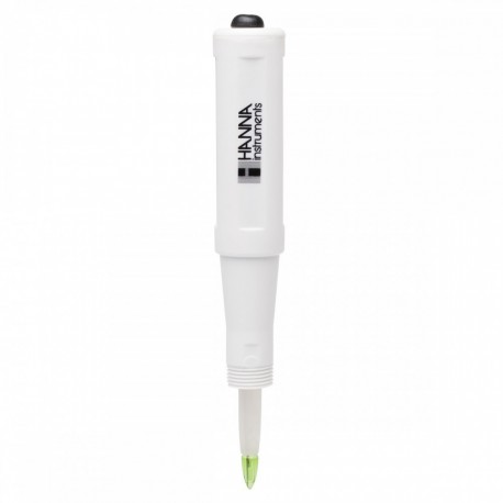 Electrodo pH/Temp punta cónica, cuerpo PVDF, opción cuchilla, productos sólidos, p/pHmetro HI99163