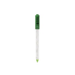 Electrodo pH/Temp punta cónica, cuerpo vidrio, unión triple, para suelo, 1m, para pHmetro HI99121