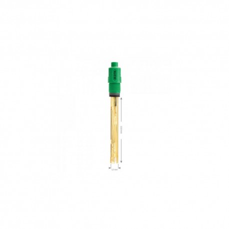 Electrodo pH cuerpo plástico, electrolito gel, unión de fibra microporosa, conector BNC, 2m
