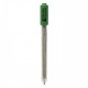 Electrodo semicelda ORP de plata, cuerpo vidrio, valoraciones argentométricas, conector BNC