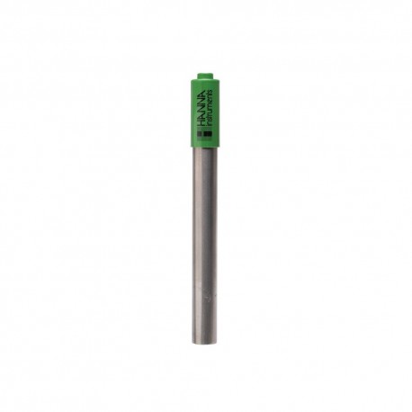 Electrodo pH/Temp cuerpo titanio unión PTFE electrolito polimérico p/calderas y torres refrigeración