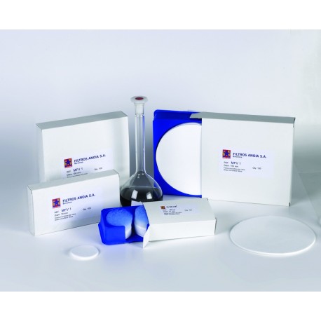 FILTROS MICROFIBRA DE VIDRIO Ø47mm 100ud
